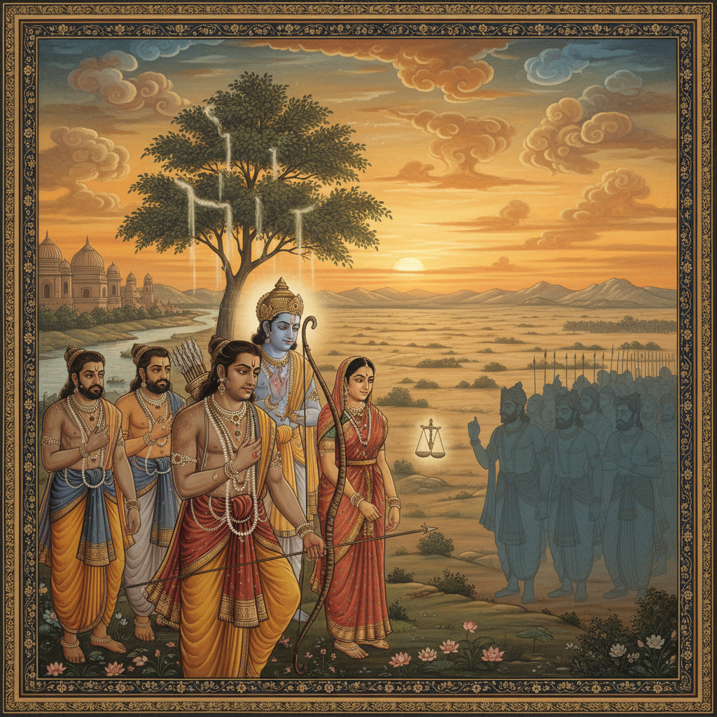 Arjunan and the Path of Dharma - Branching Interactive Story by Jabali AI