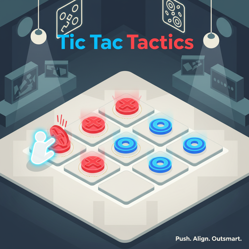 Tic Tac Tactics - Jabali AI Poster
