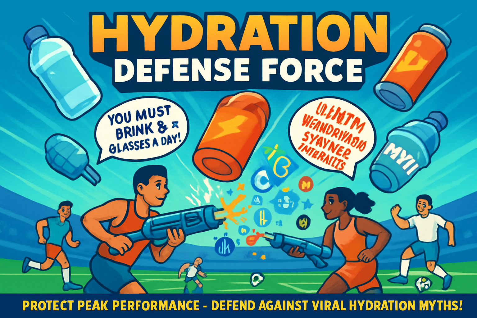 Hydration Defense Force - Strategic Defense Arcade by Jabali AI