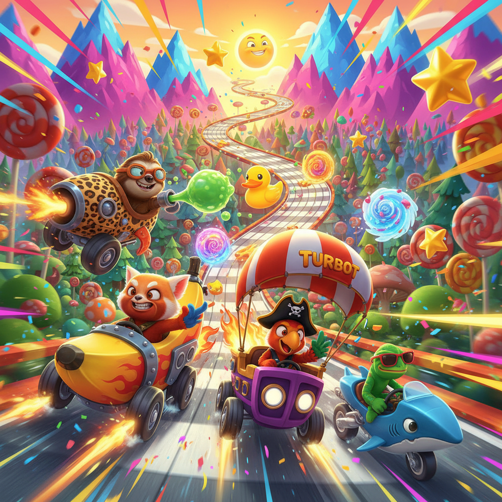 Turbo Toon Rivals - 3D Racing by Jabali AI