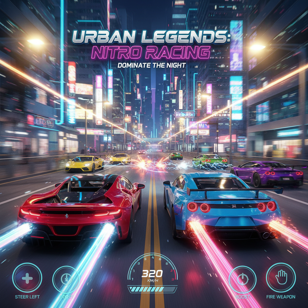 Urban Turbo Rivals - 3D Racing by Jabali AI