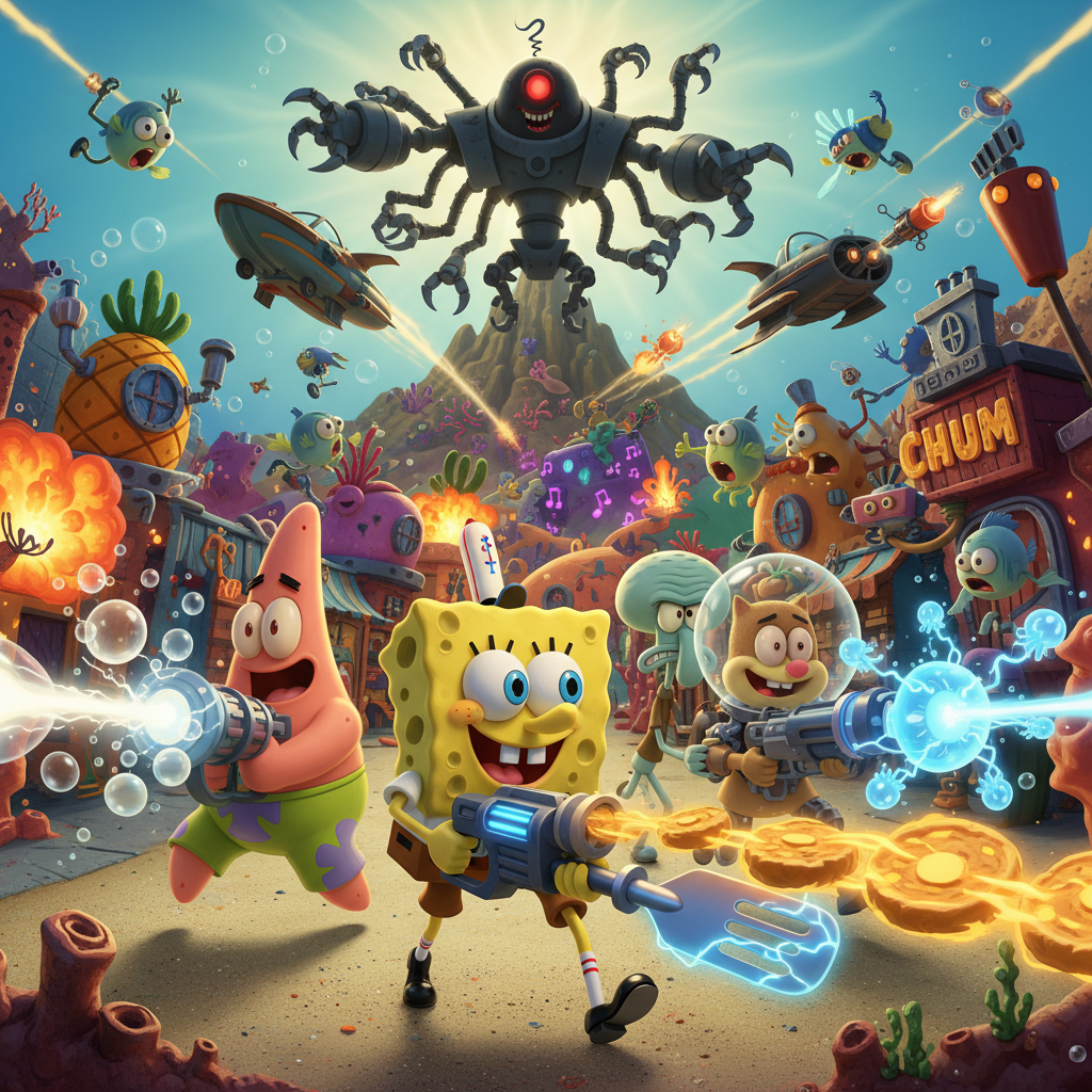 Bikini Bottom Blitz - 3D Open World by Jabali AI