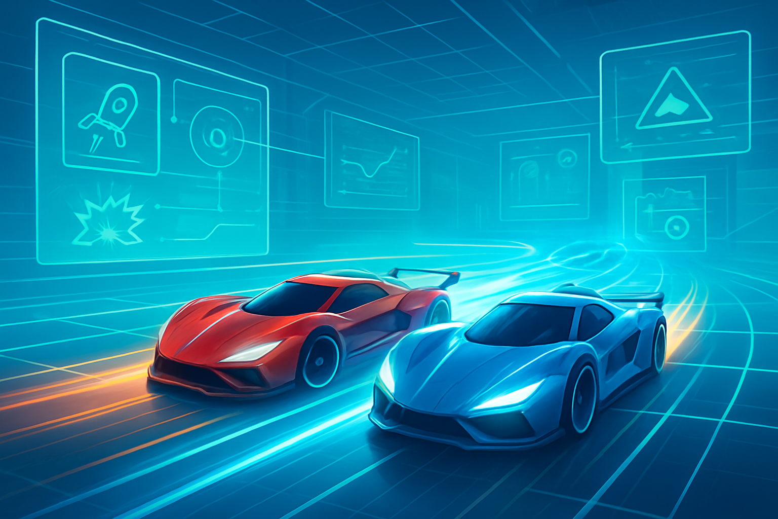 Pulse Duel Racers - 3D Racing by Jabali AI