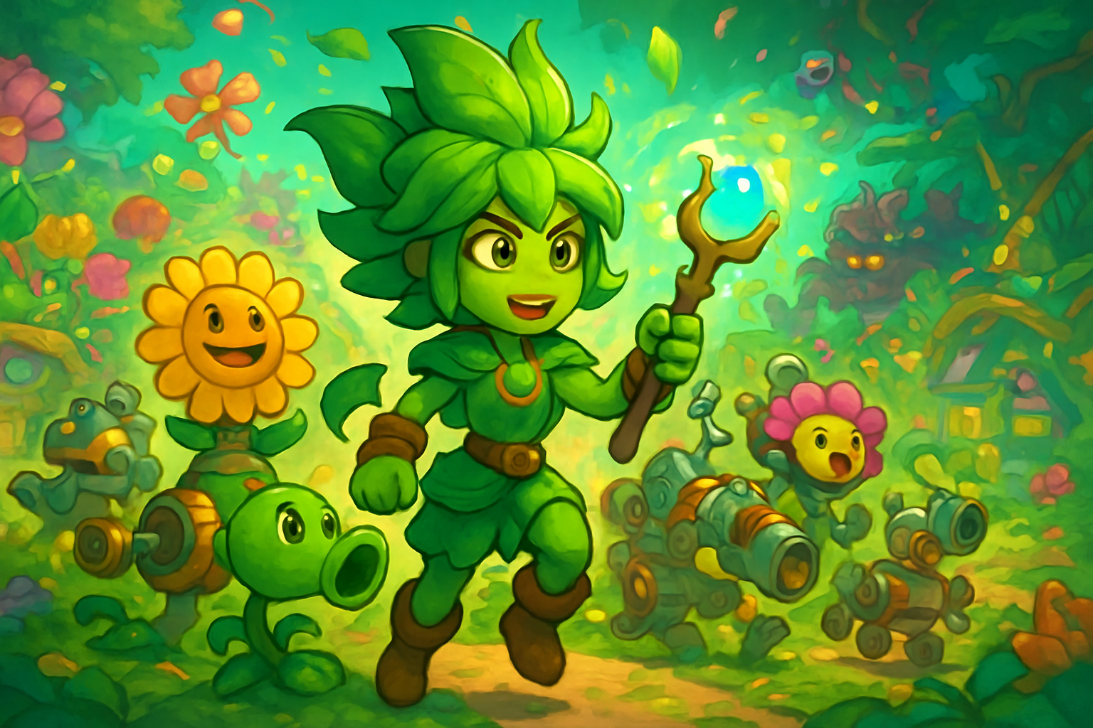 Botanic Blitz - Dungeon Crawler RPG by Jabali AI