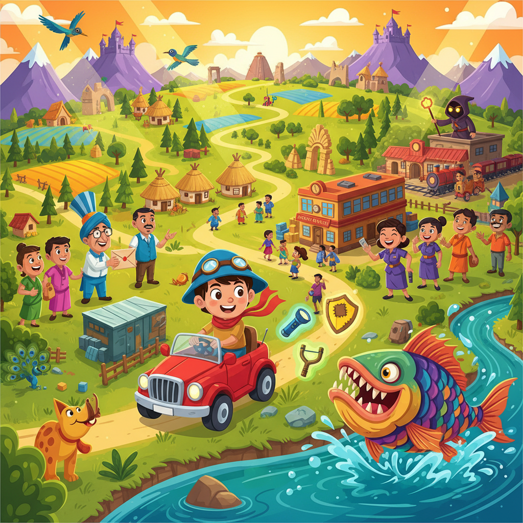 Khataranak Roadtrip: India Quest - Adventure RPG by Jabali AI