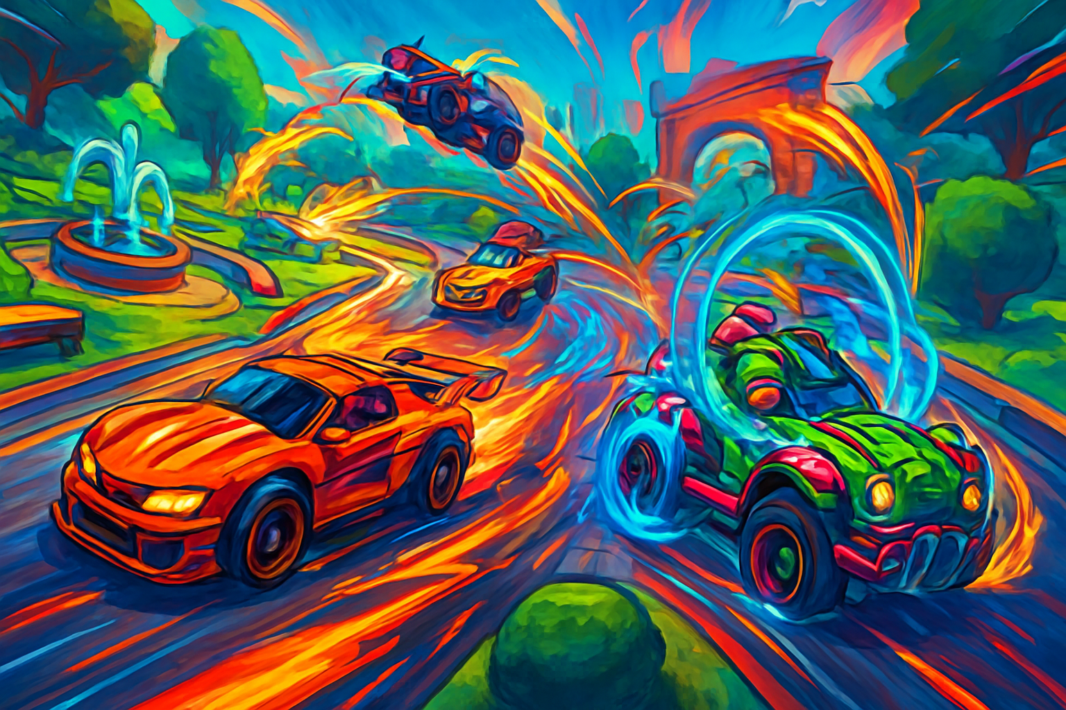 Create the car control panel - 3D Racing by Jabali AI
