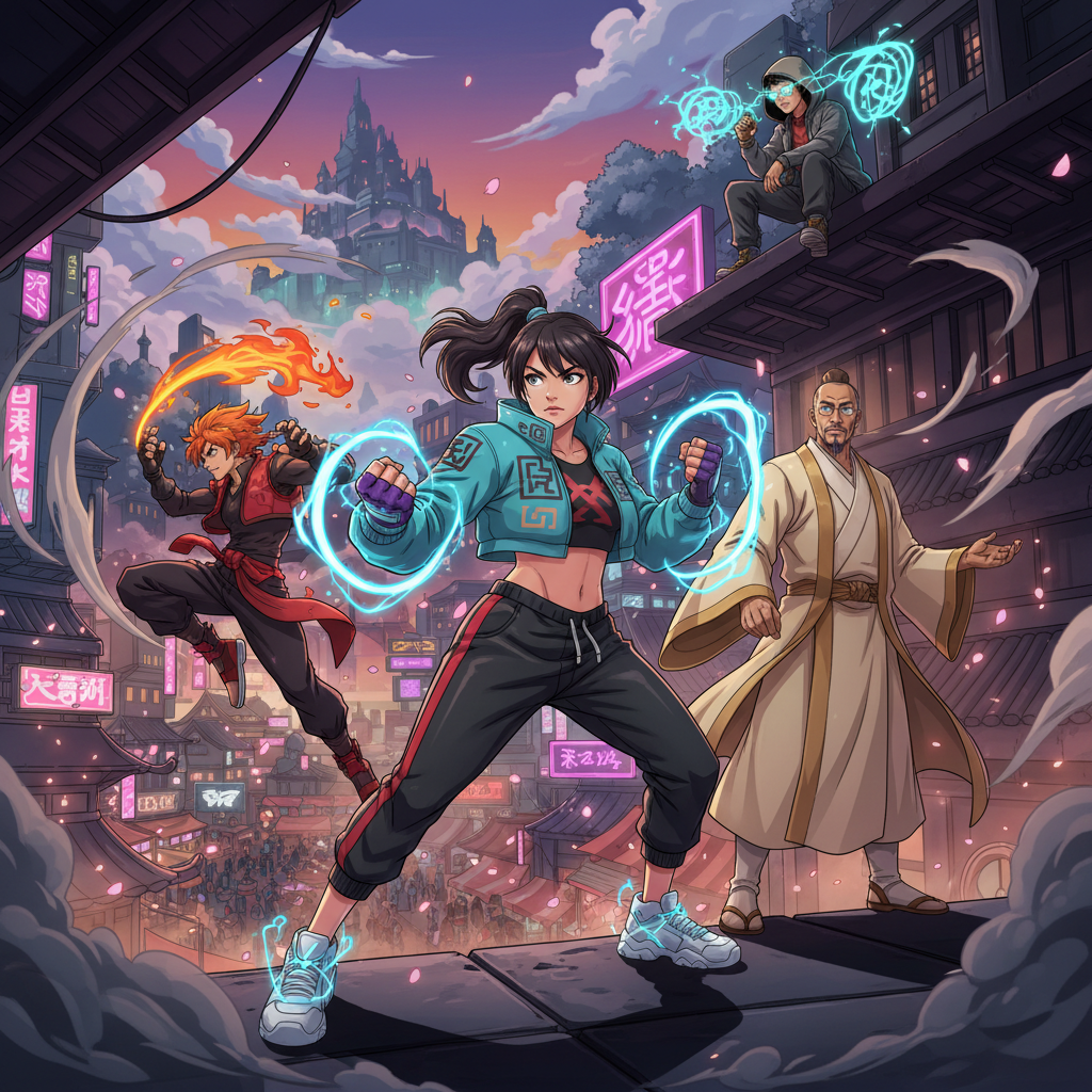 Urban Kombat Saga - Jabali AI Poster