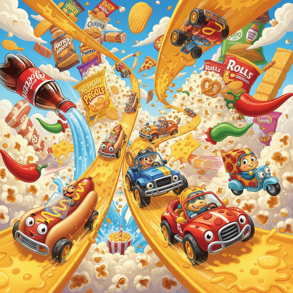 Snack Smash Racers - 3D Racing by Jabali AI