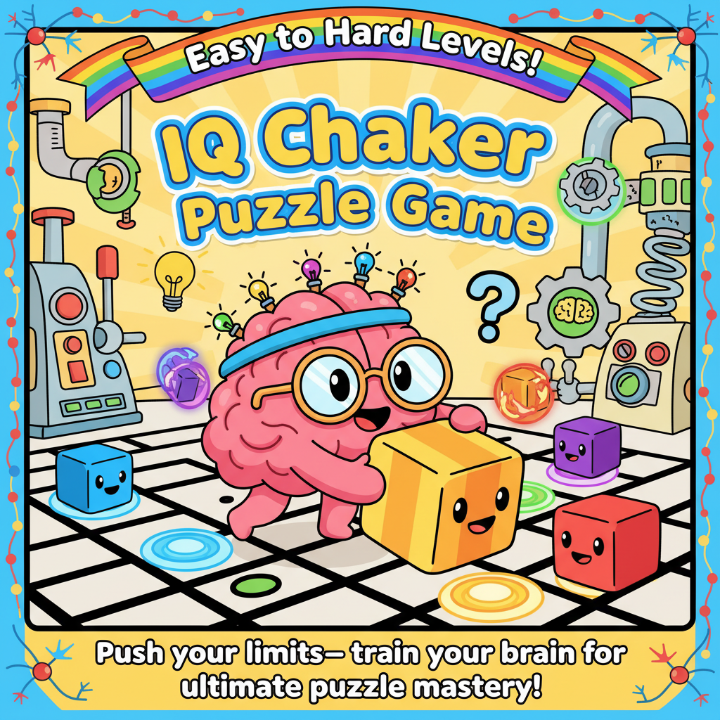IQ Chaker Puzzle - Grid-Based Puzzle by Jabali AI