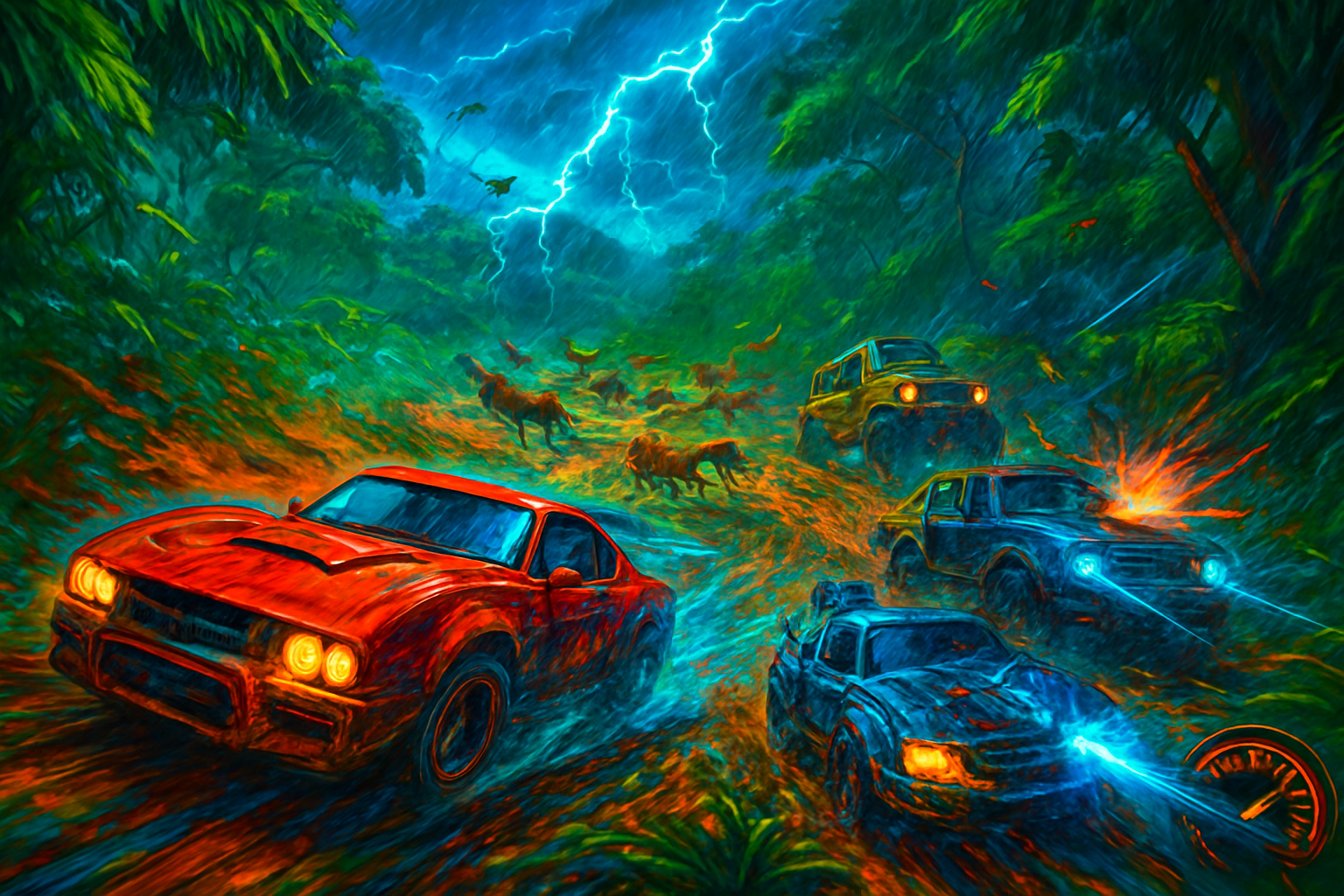 Jungle Road Rage - 3D Racing by Jabali AI