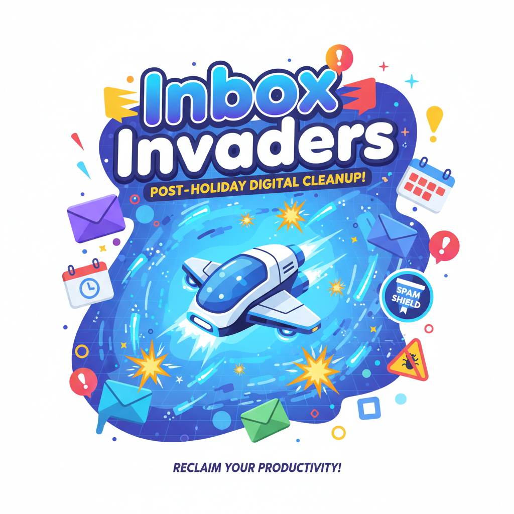 Inbox Invaders - Fixed Shooter Arcade by Jabali AI