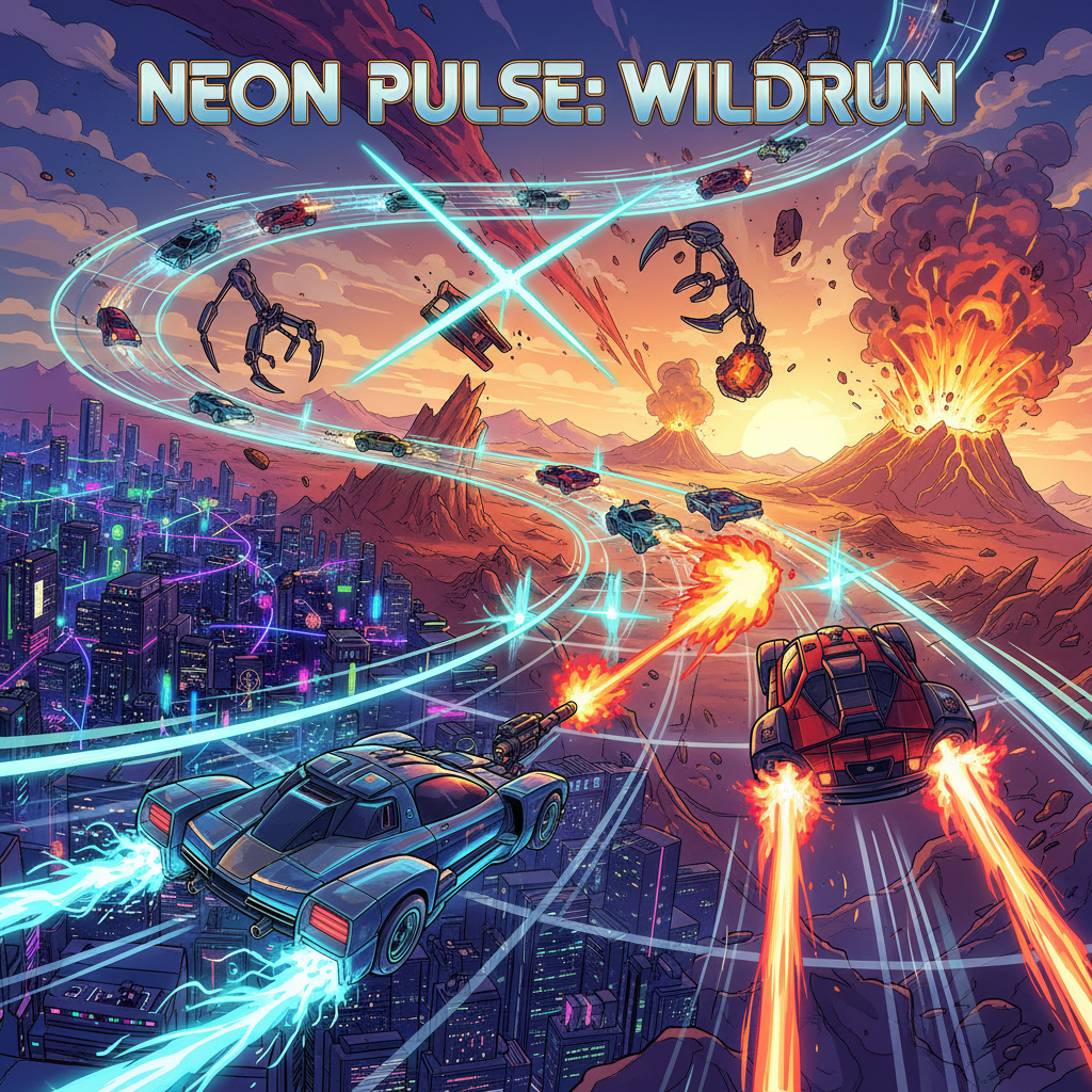 Neon Rivals: Turbo Combat - 3D Racing by Jabali AI