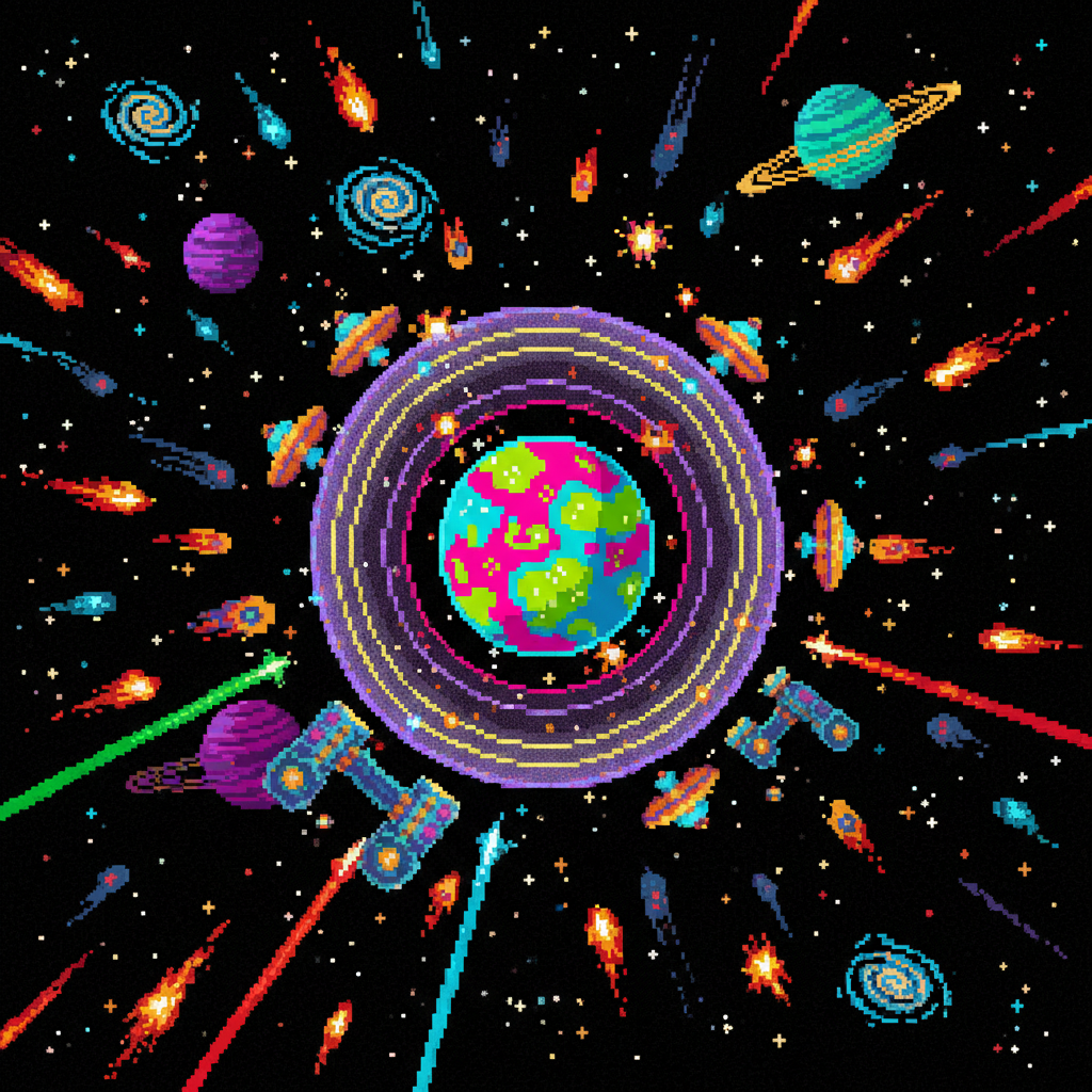 Cosmic Shield - Crossing Arcade by Jabali AI