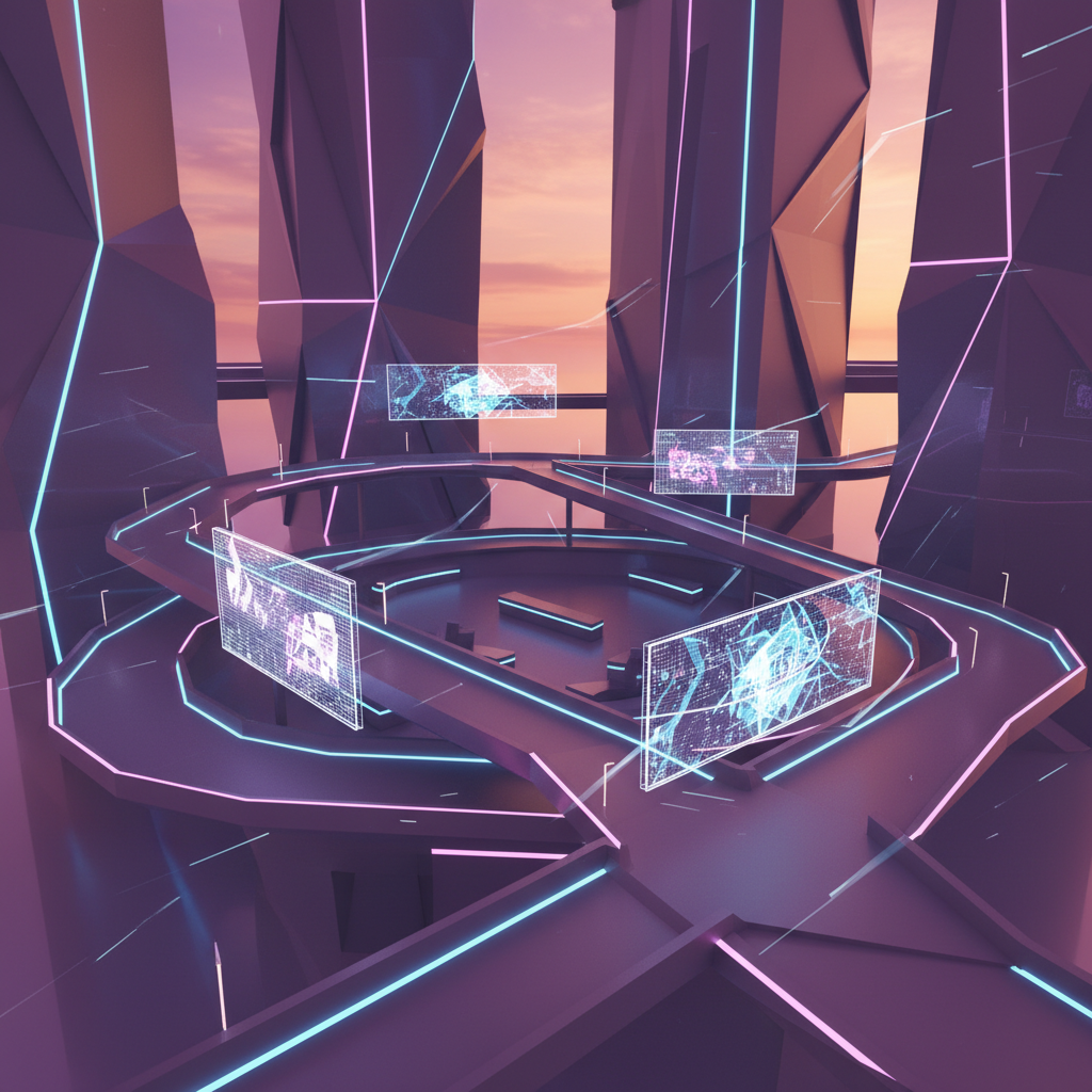 Neon Dash - Character Life Simulation by Jabali AI