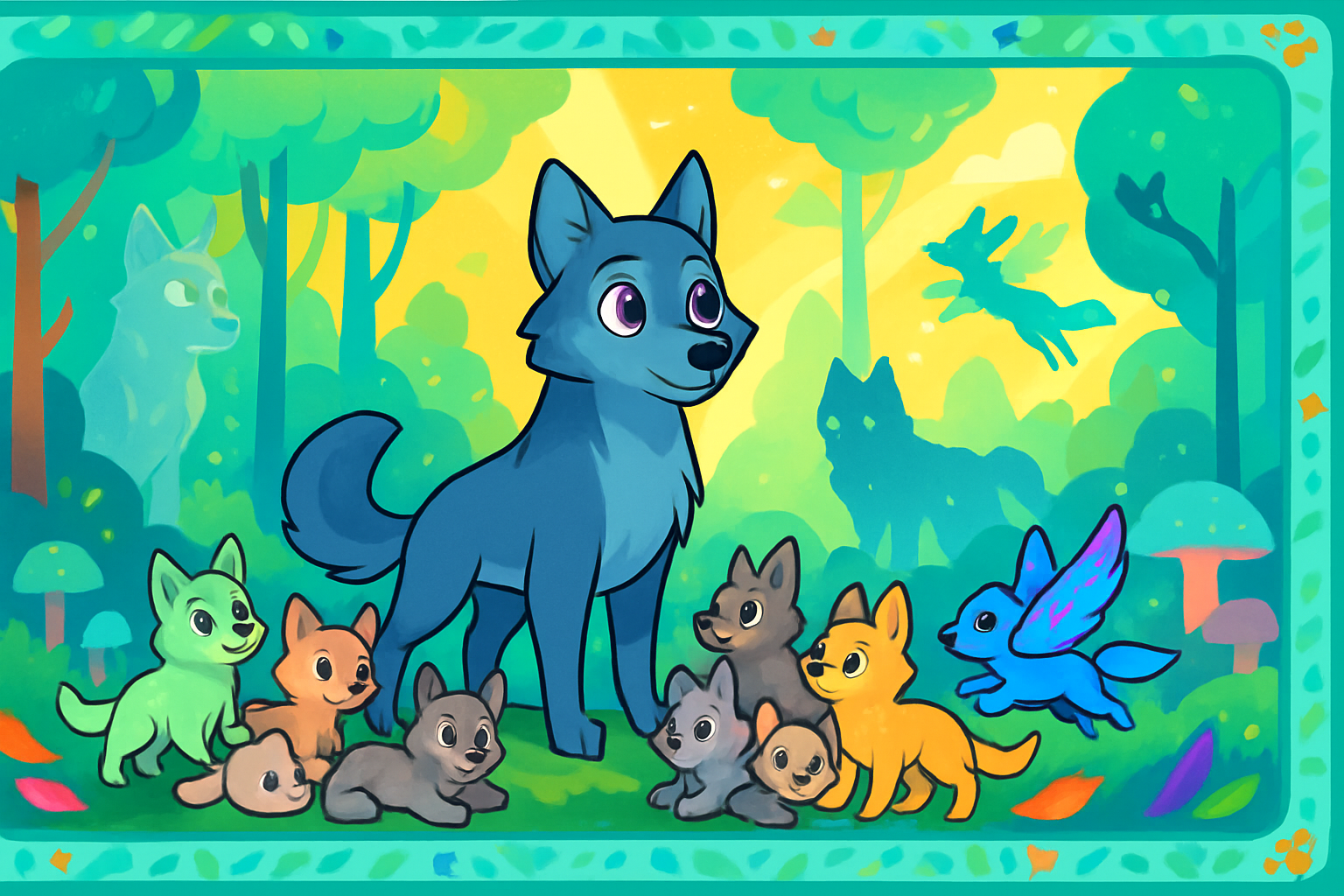 Wolves of Dappled Magic - Branching Interactive Story by Jabali AI