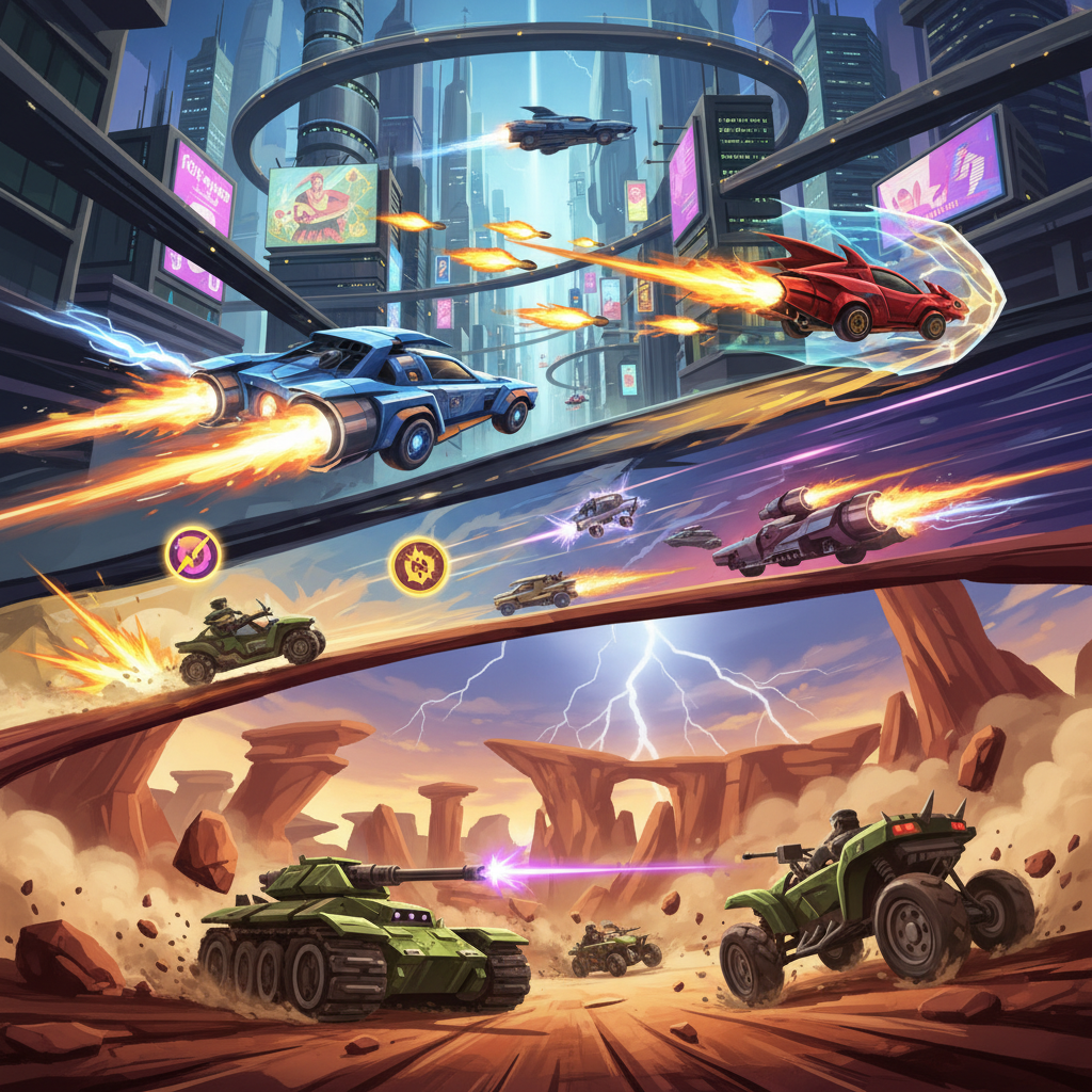 Velocity Combat Rush - 3D Racing by Jabali AI