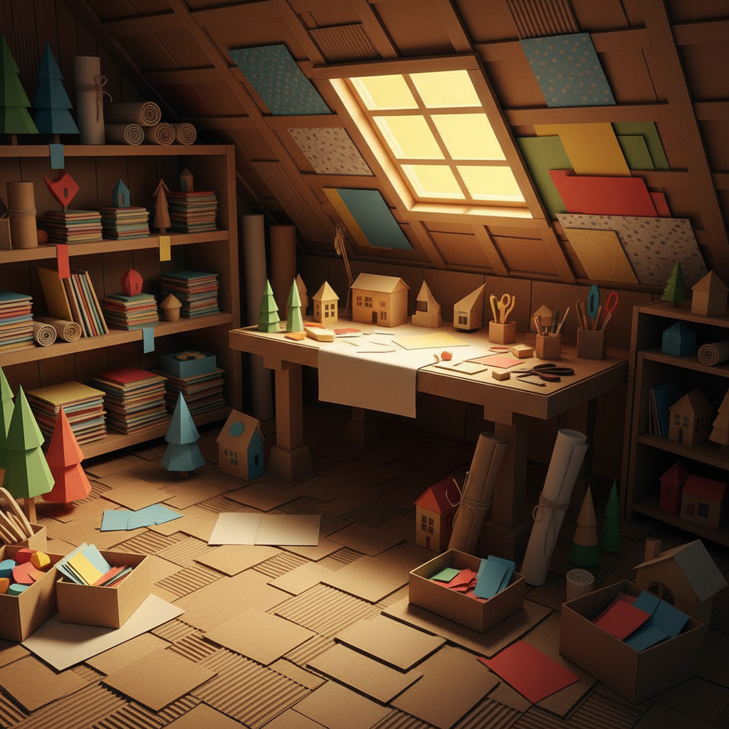 Finn Papercraft - Character Life Simulation by Jabali AI
