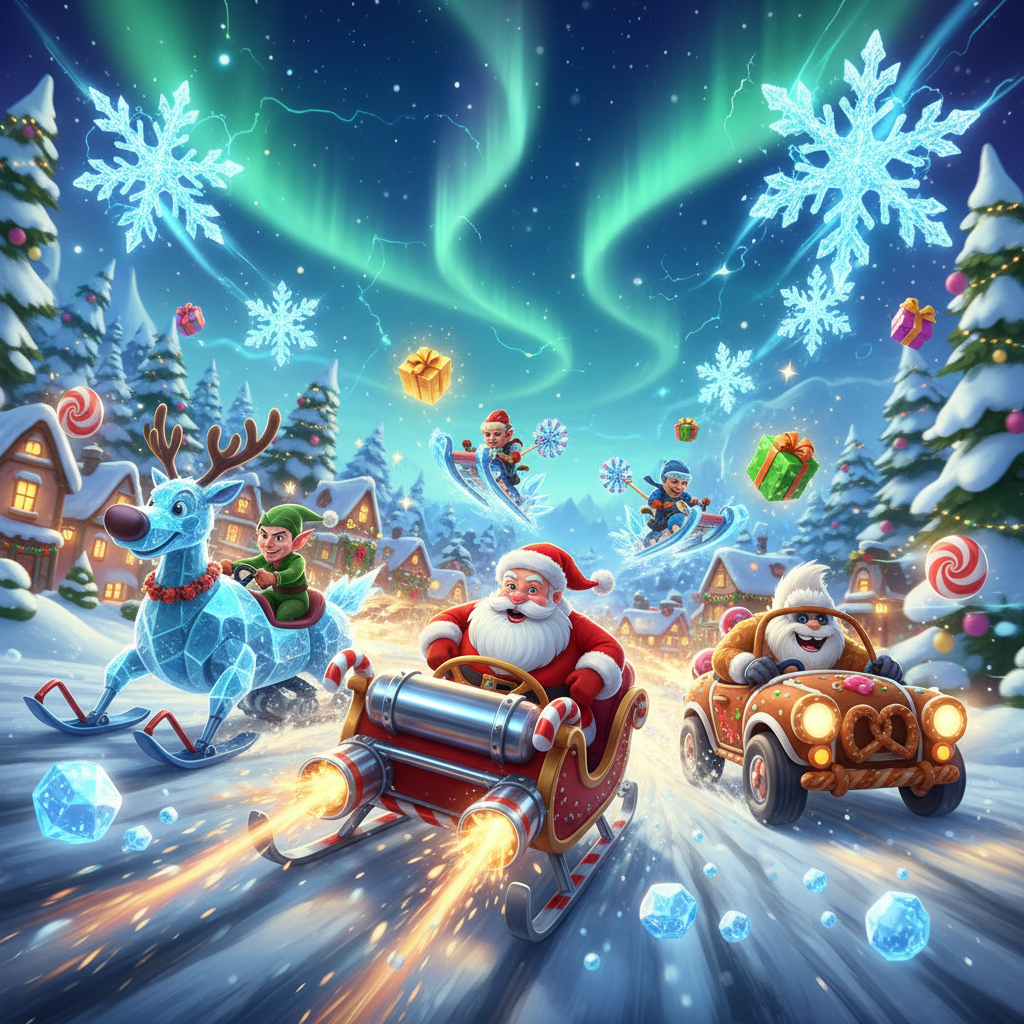 Sleigh Rush: Winter Rivals - 3D Racing by Jabali AI