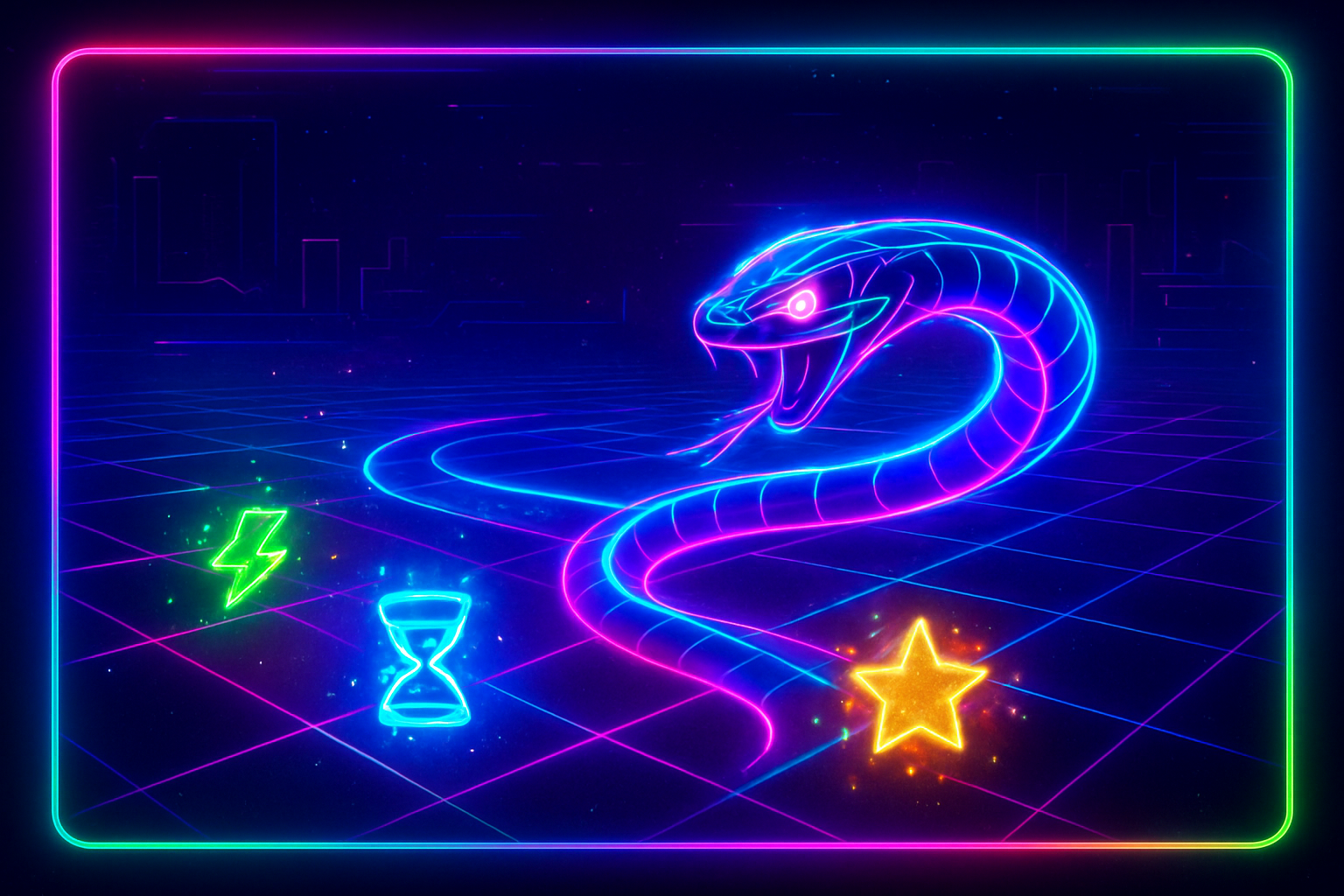 Neon Snake (working) - create-from-scratch by Jabali AI