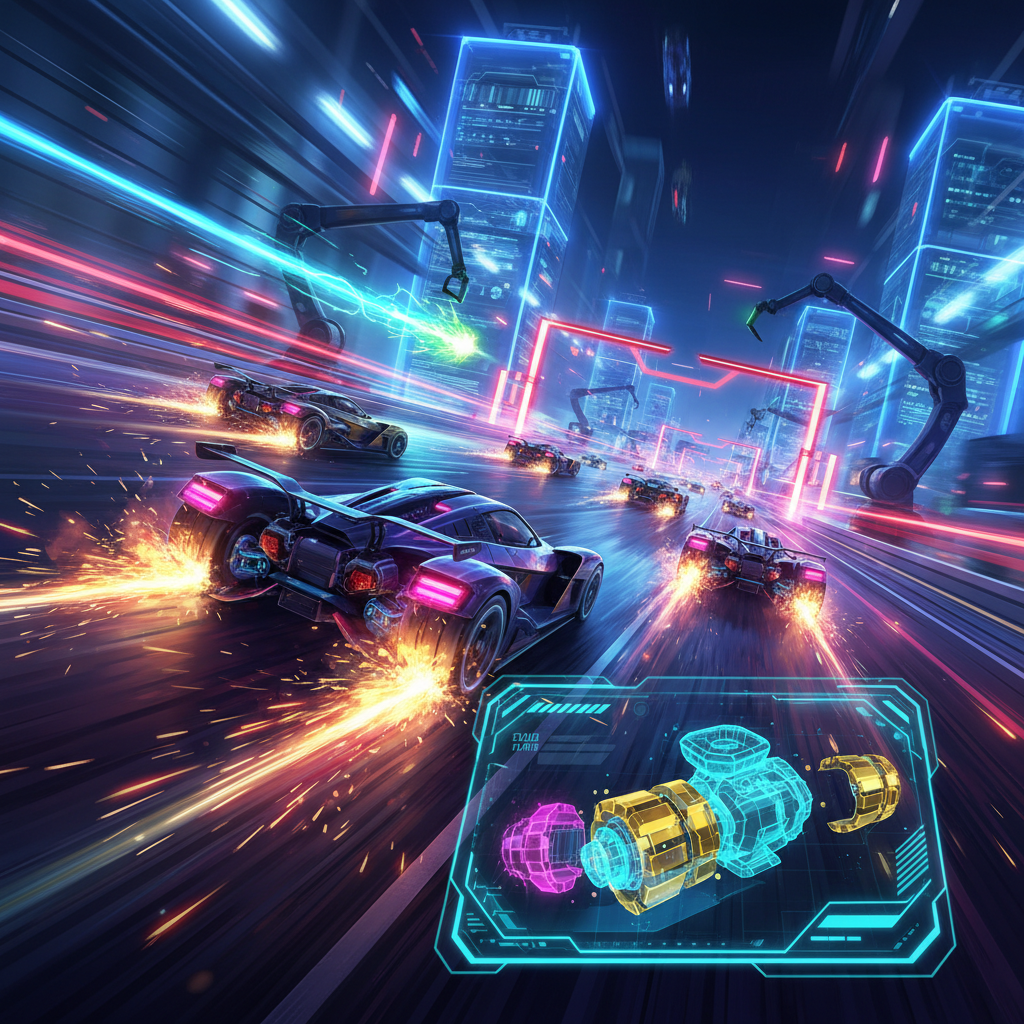 Circuit Combat: Engine Masters - 3D Racing by Jabali AI