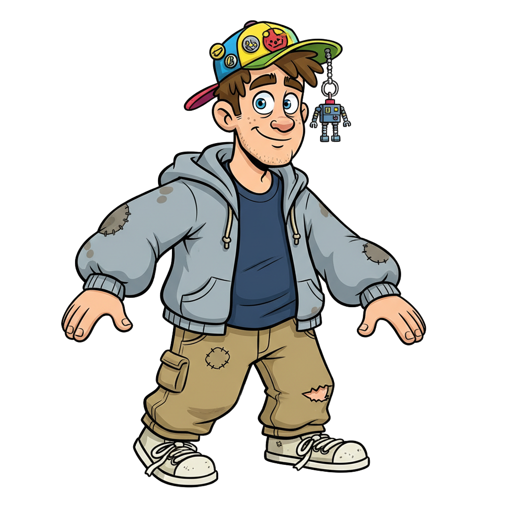 Clutterbug Carl - Character Life Simulation by Jabali AI