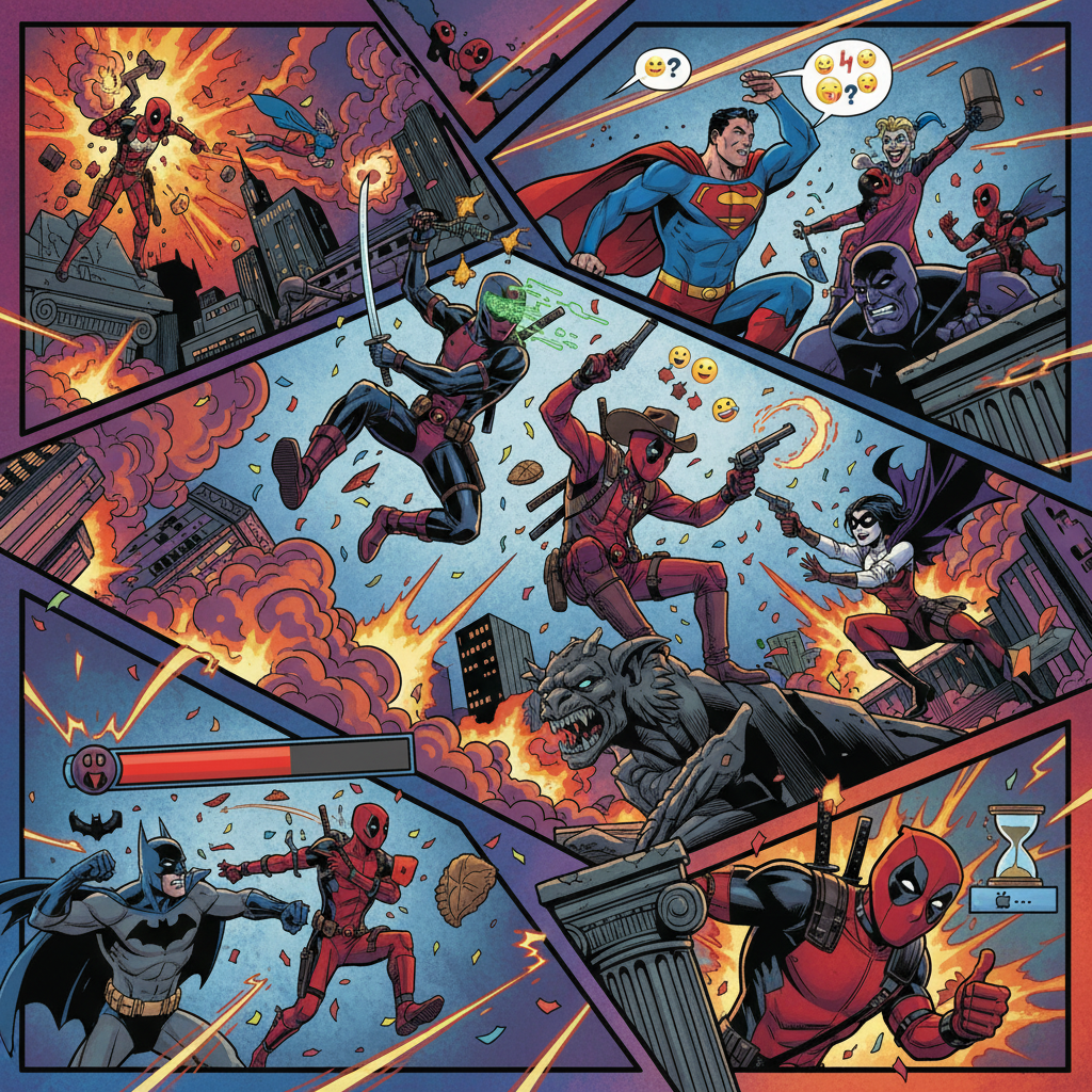 Deadpoolate Multiverse Meltdown - Directional Shooter by Jabali AI