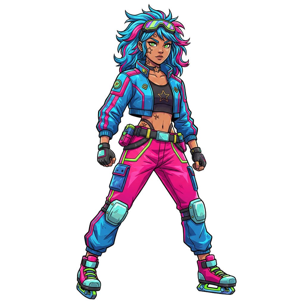 Neon Nova - Character Life Simulation by Jabali AI