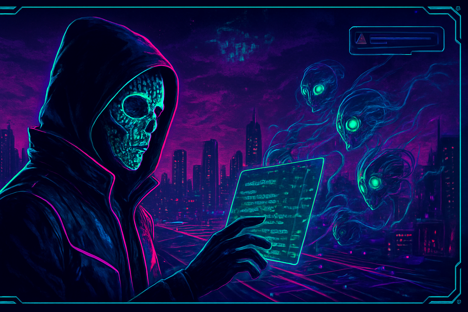 Ghost Protocol Neon - Branching Interactive Story by Jabali AI