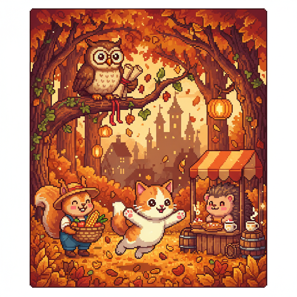 Pufik and the Pumpkin Rescue - Adventure RPG by Jabali AI