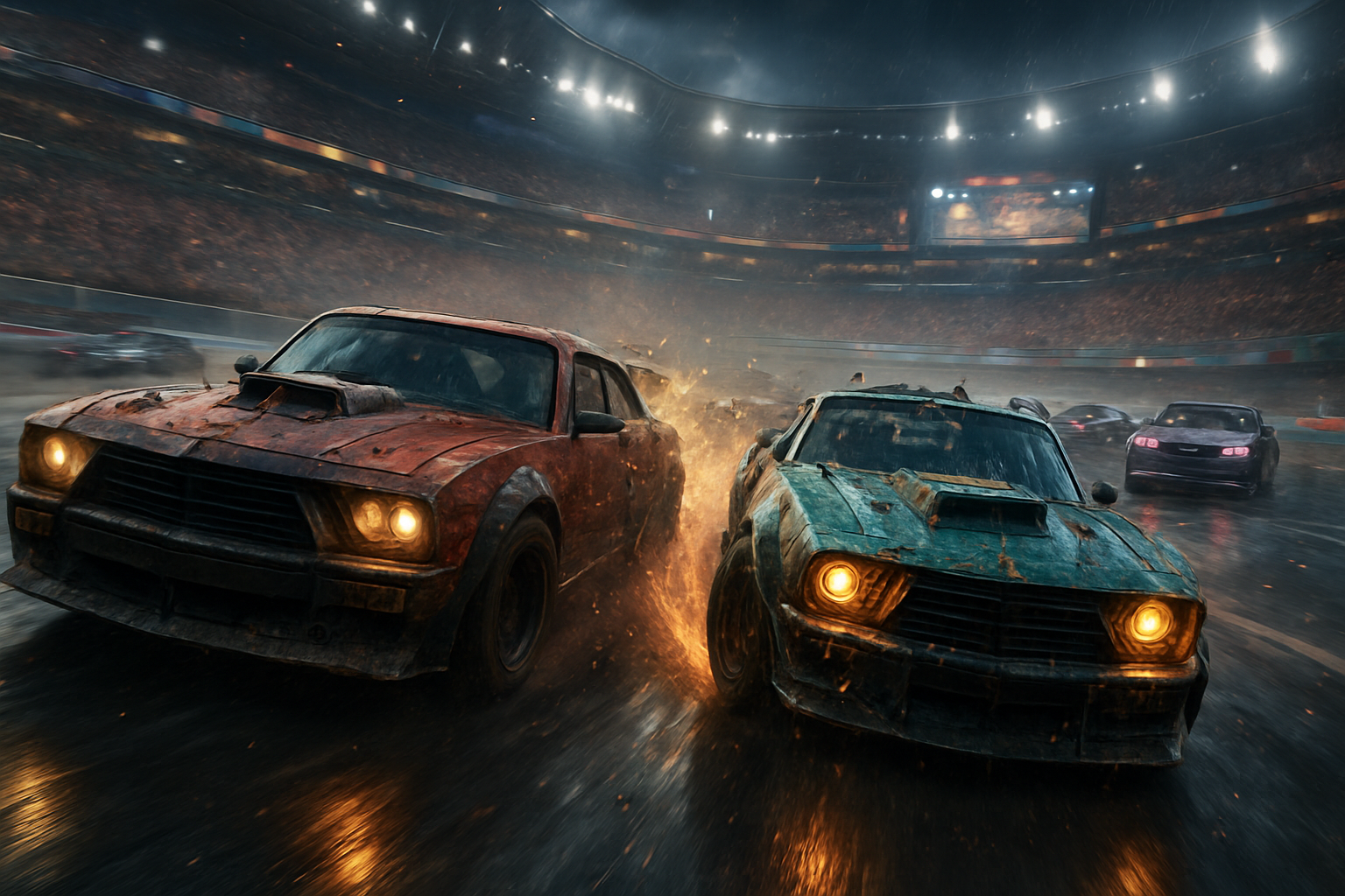 Stadium Carnage: Turbo Rivals - 3D Racing by Jabali AI