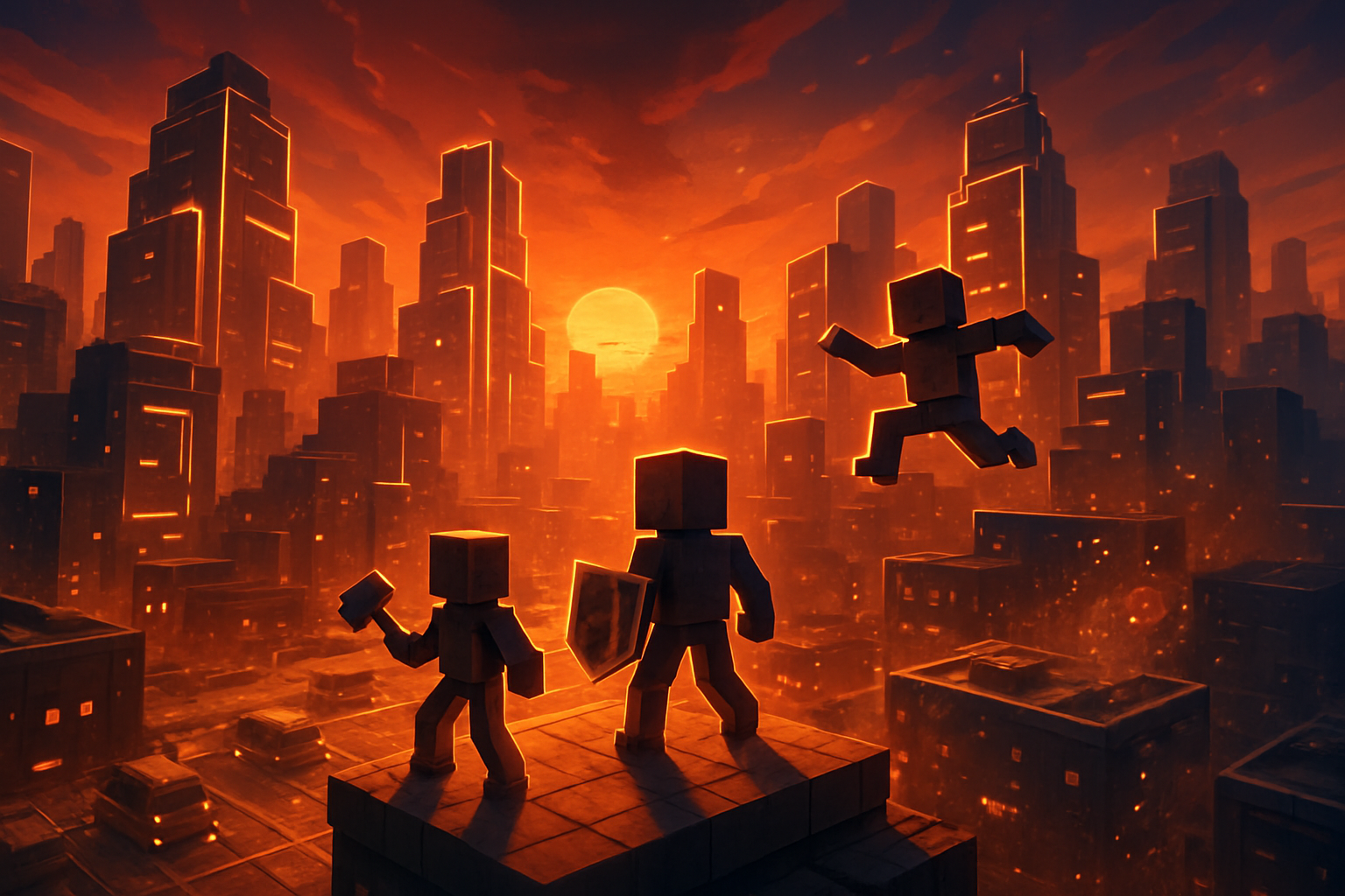 Metablock City Shift - 3D Open World by Jabali AI