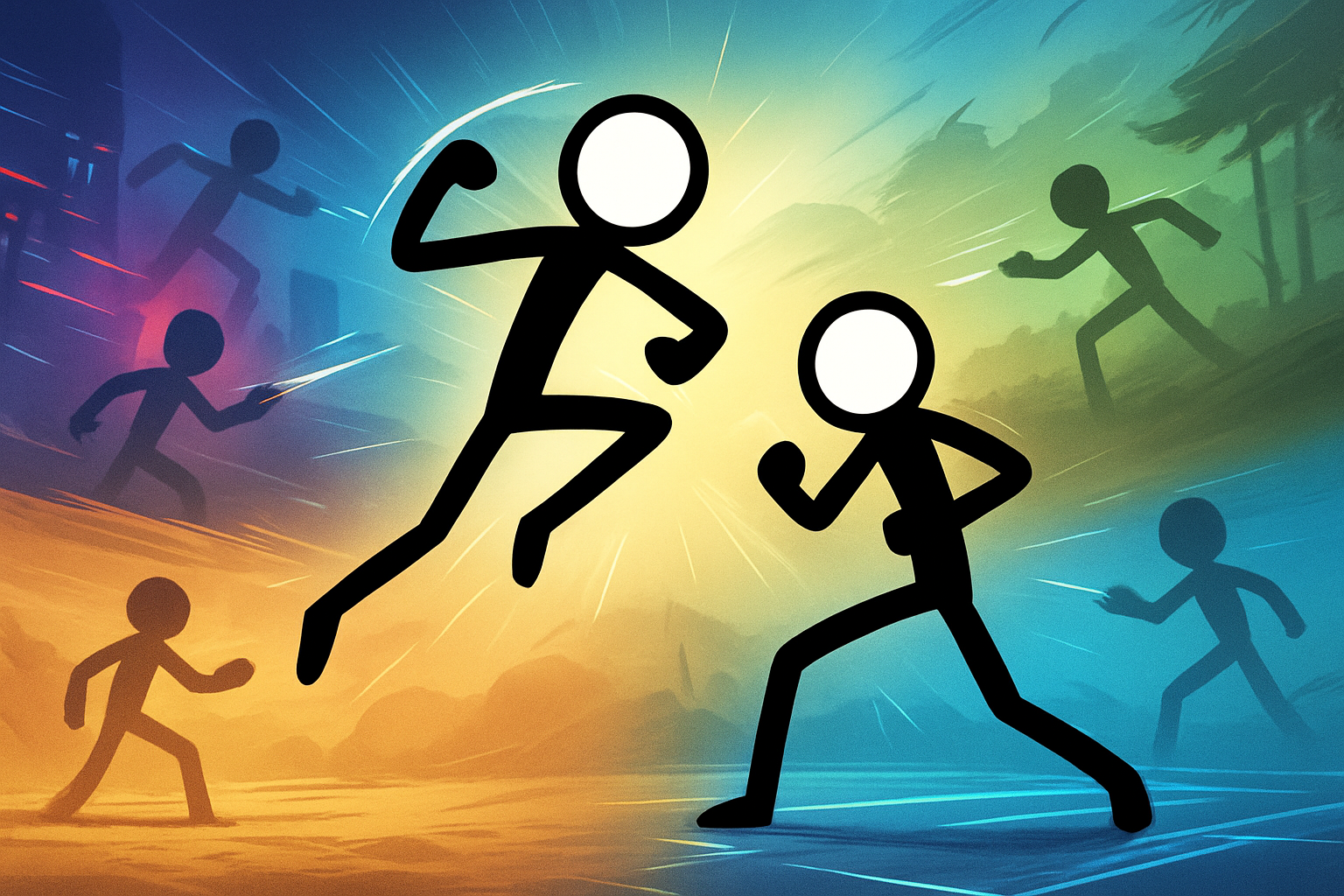 Stickman Arena Duel - Directional Shooter by Jabali AI