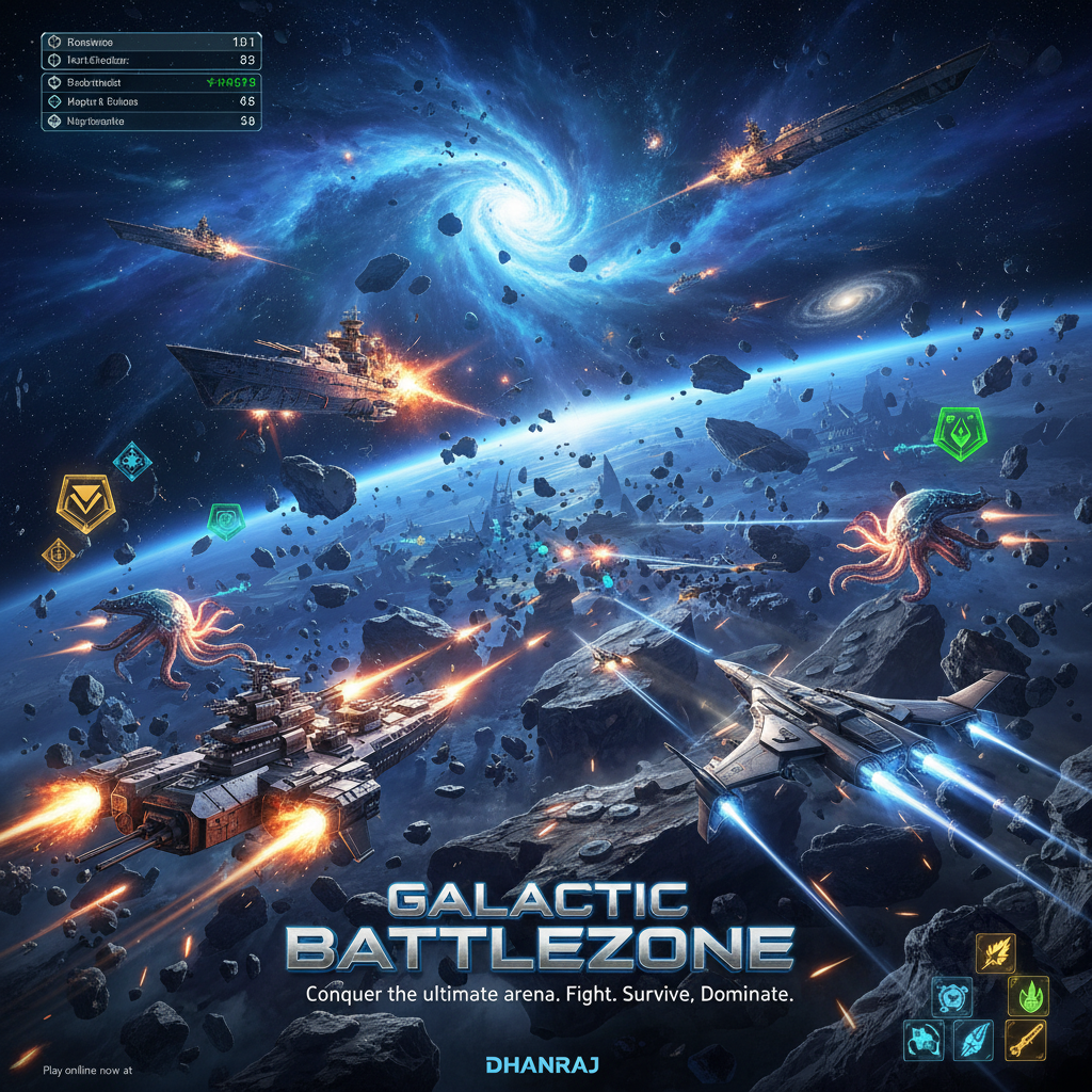 Galactic Battlezone - Fixed Shooter Arcade by Jabali AI