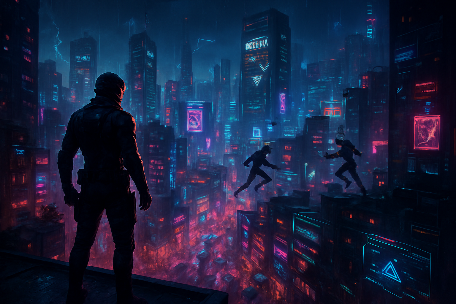 Neon Divide - 3D Open World by Jabali AI