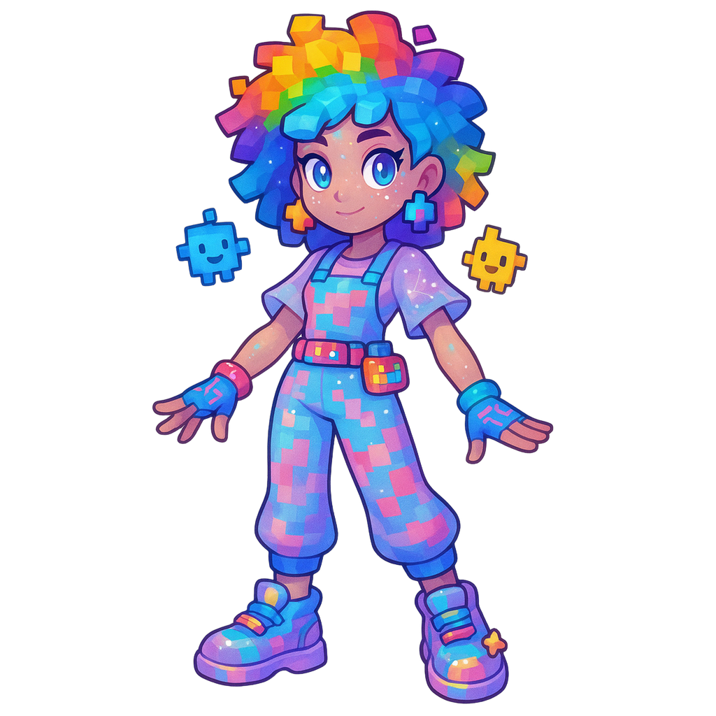 Pixelina Spark - Character Life Simulation by Jabali AI