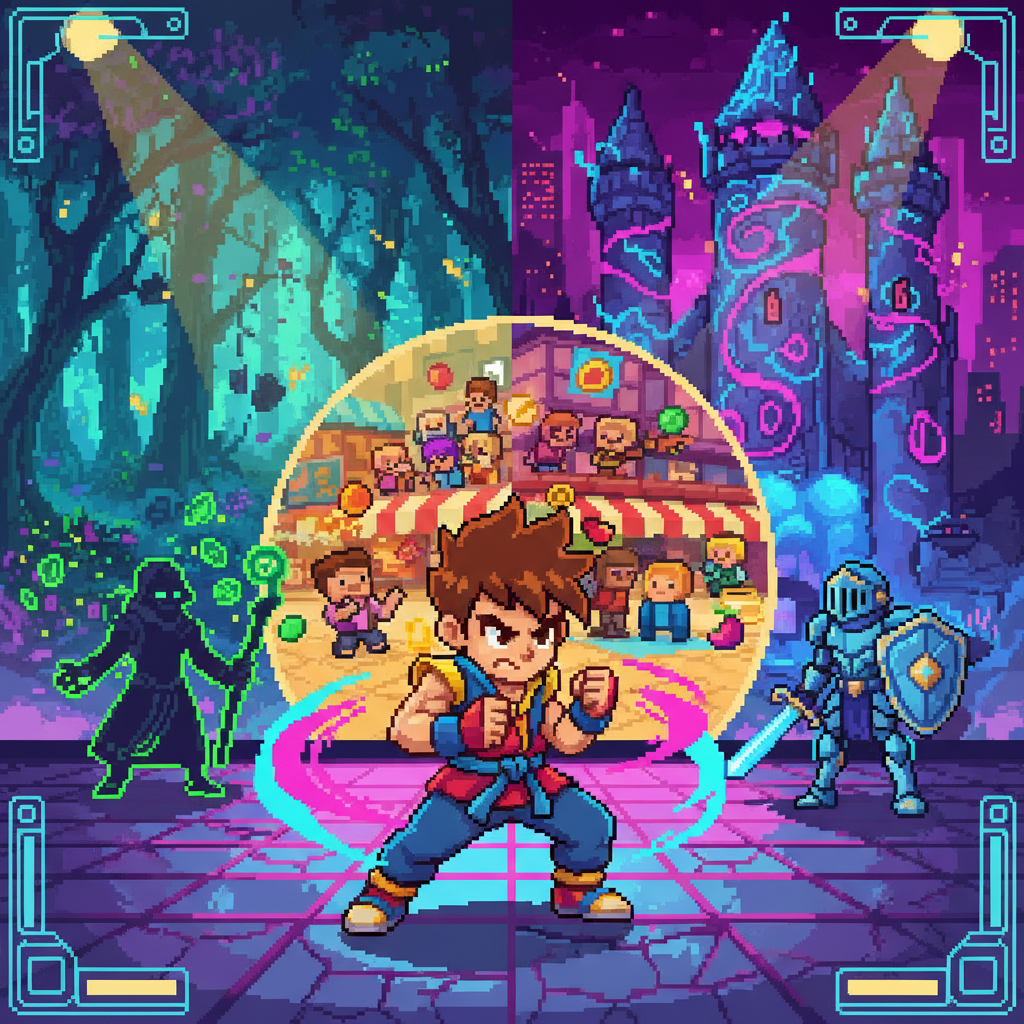 Pixel Arena Rivals - Adventure RPG by Jabali AI