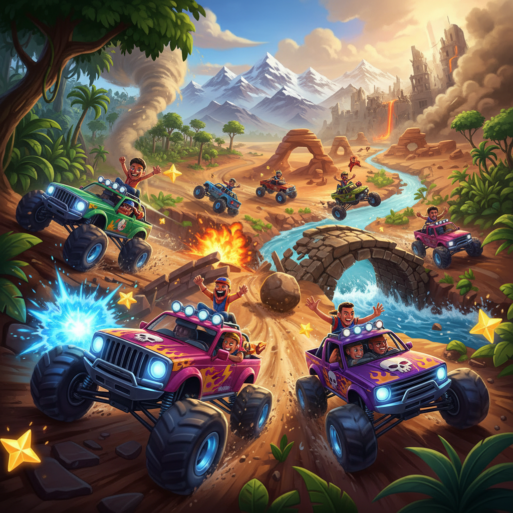 Off-Road Rivals: Combat Rush - 3D Racing by Jabali AI