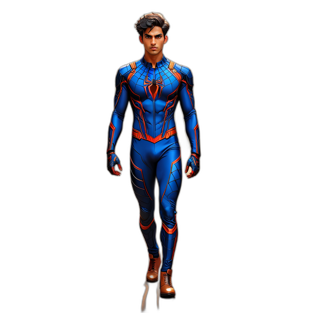 Aarav Arora (The Indian Spiderman) - Jabali AI Poster