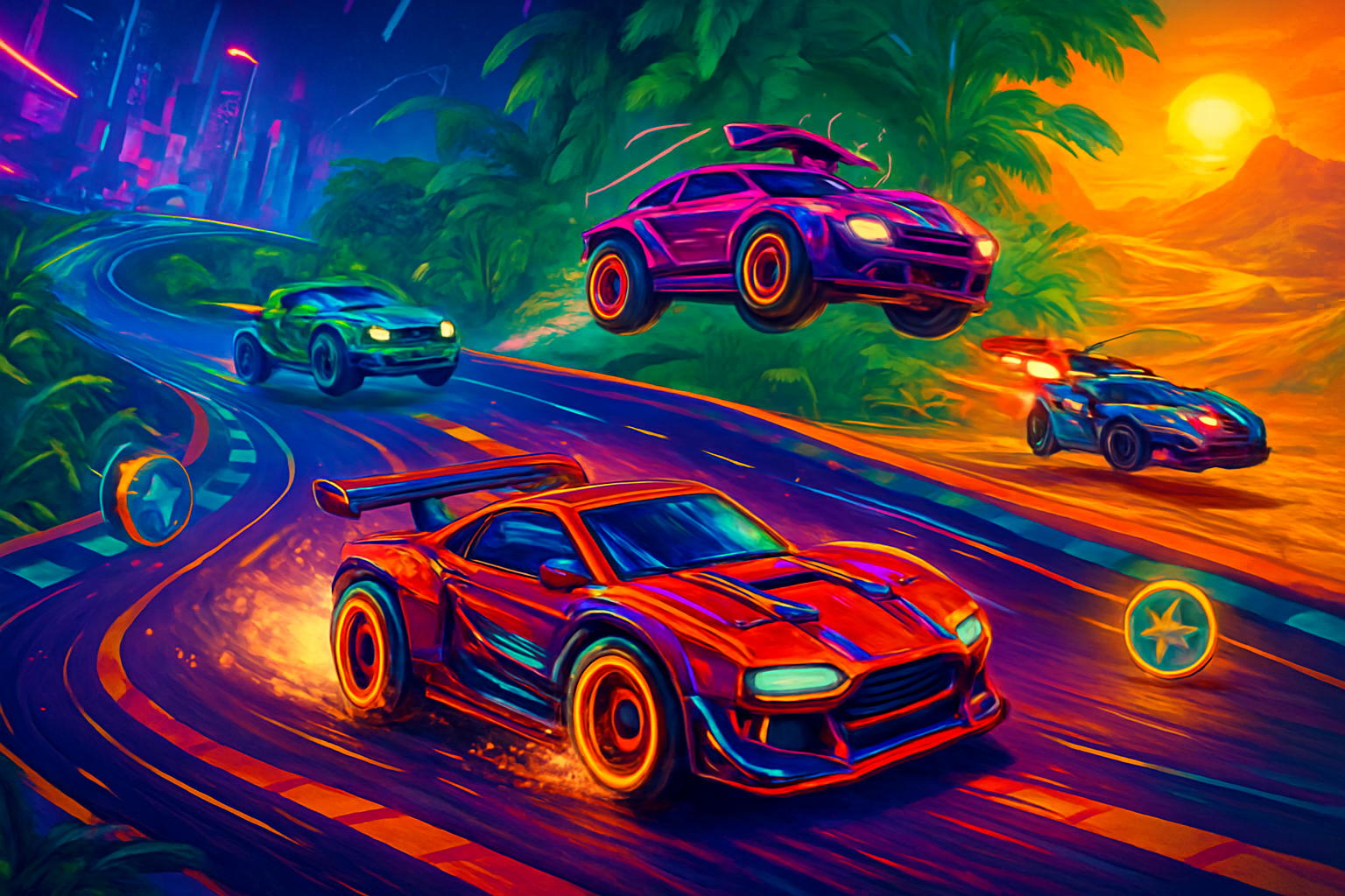 Turbo Rivals: Combat Circuit - 3D Racing by Jabali AI