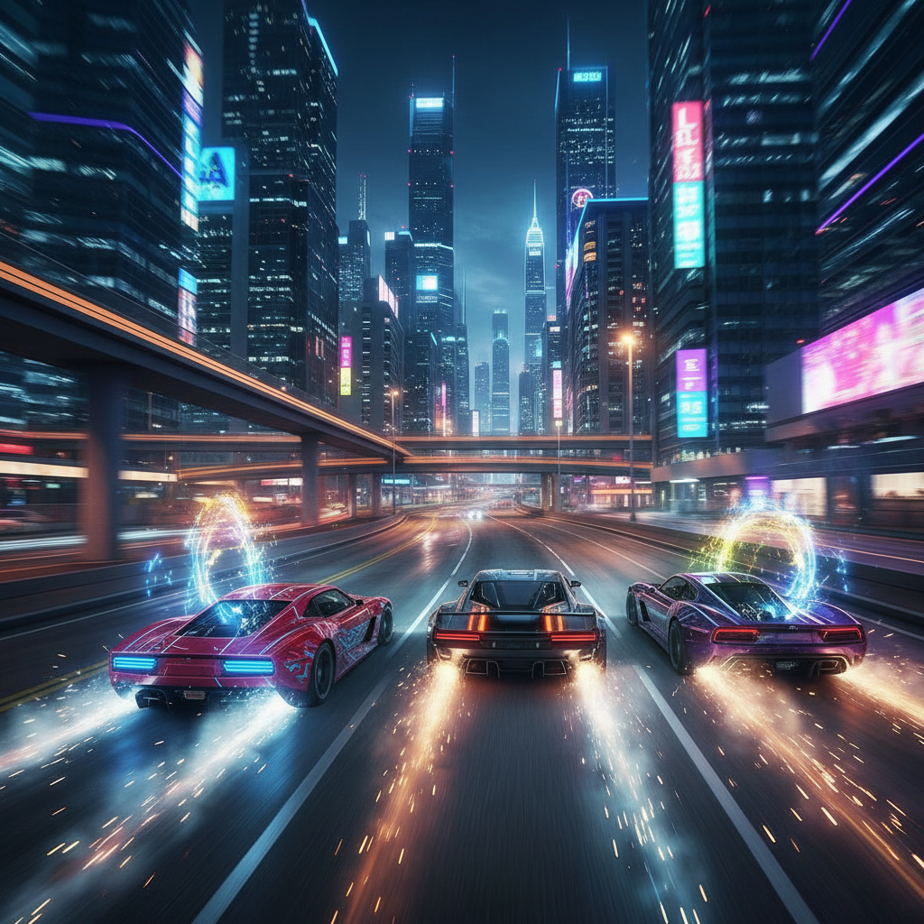 Neon Street Rivals - 3D Racing by Jabali AI