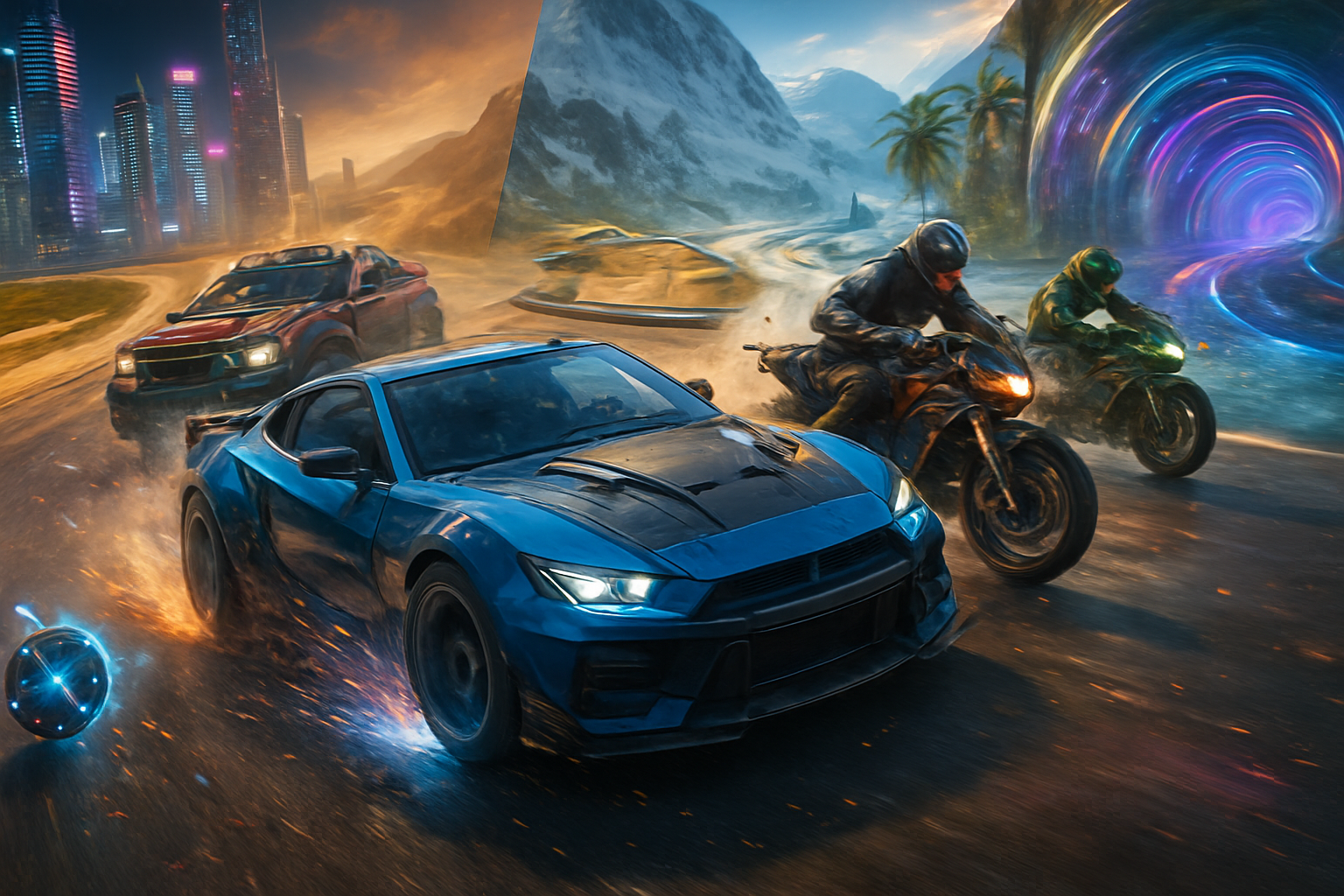 Nitro Combat Circuit - 3D Racing by Jabali AI