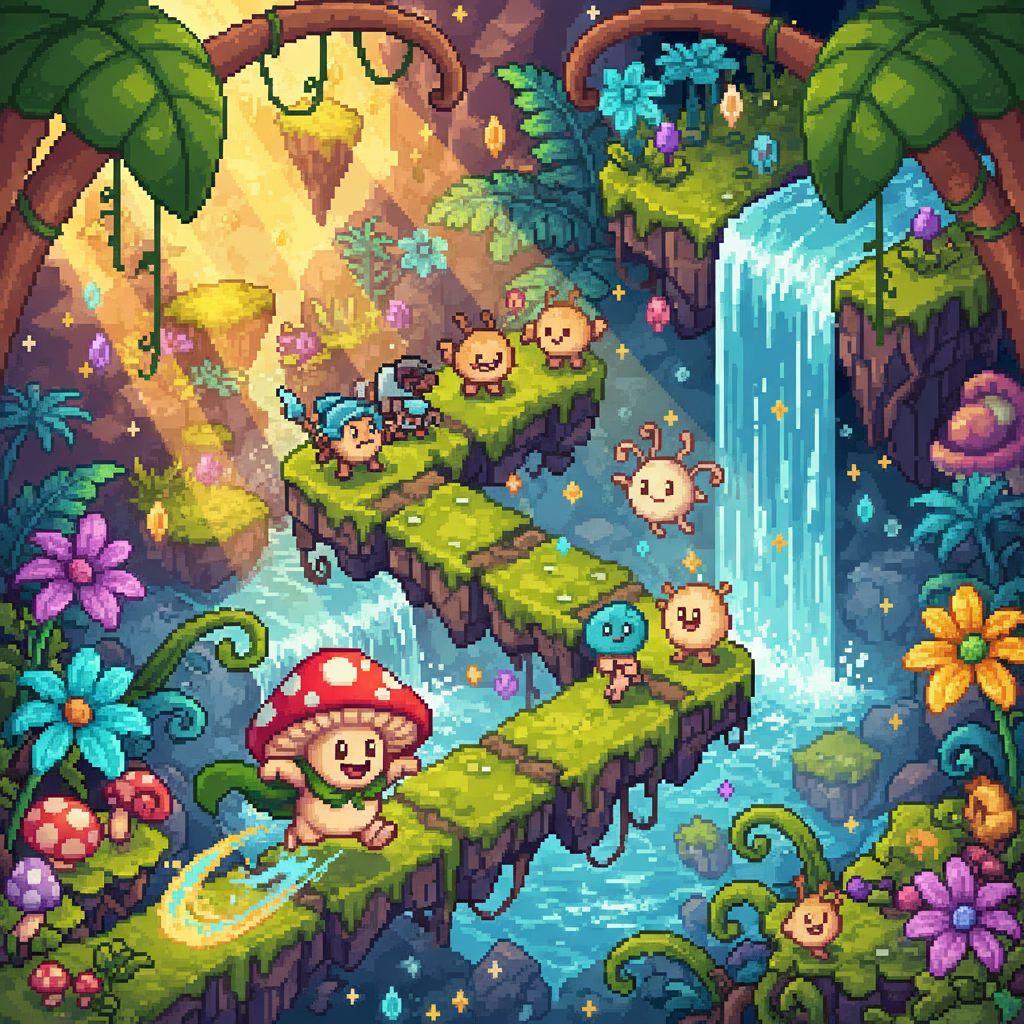 Mushroom Kingdom Leap - Rhythm Platformer by Jabali AI