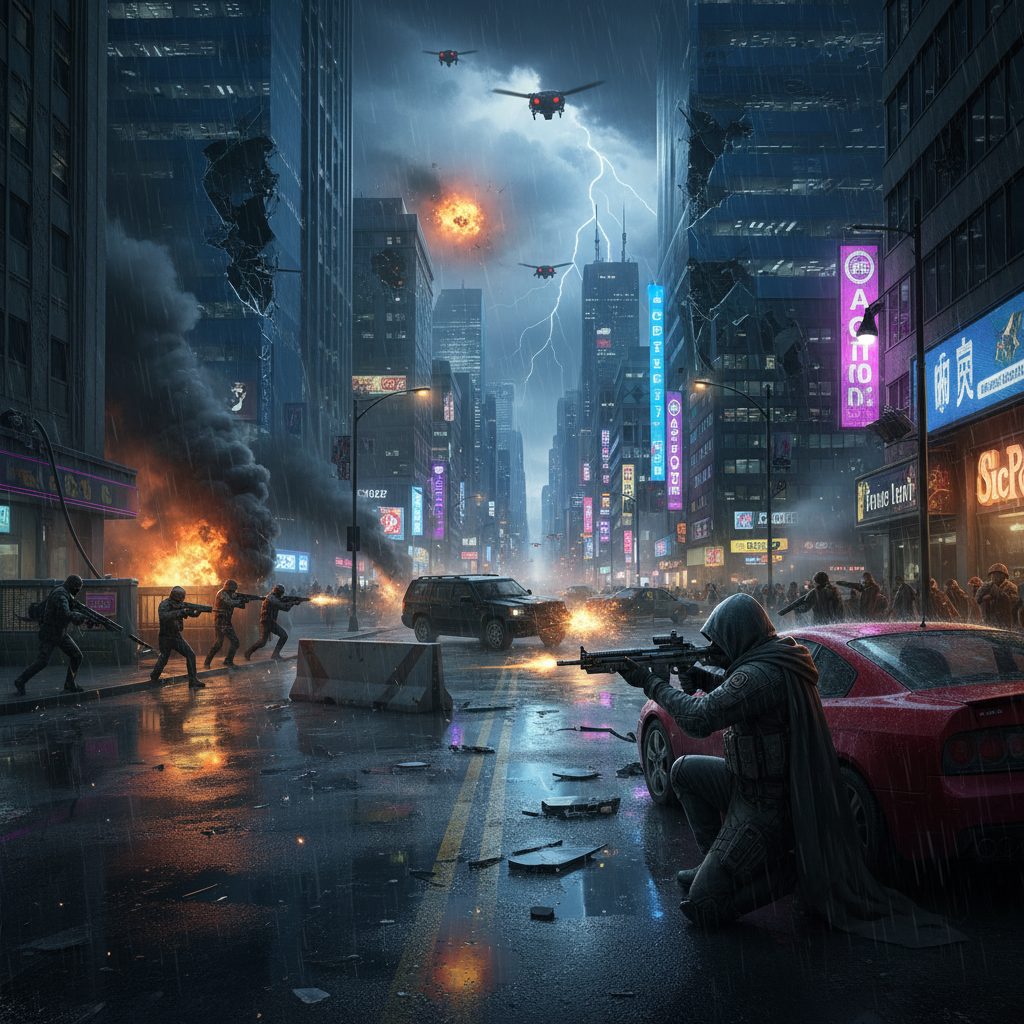 Urban Reignfall - Jabali AI Poster