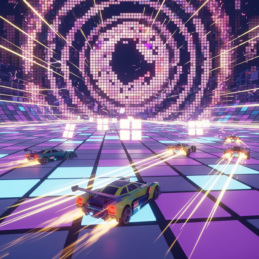 Pixel Rush Arena - Jabali AI Poster