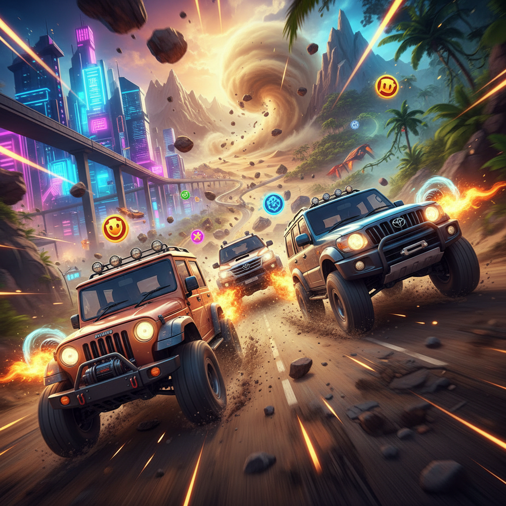 Off-Road Rivals: Turbo Combat - 3D Racing by Jabali AI
