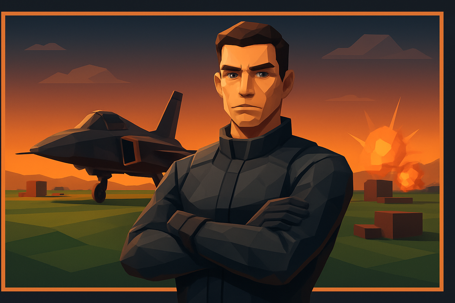 Captain Ray Carter - 3D Character Simulation by Jabali AI