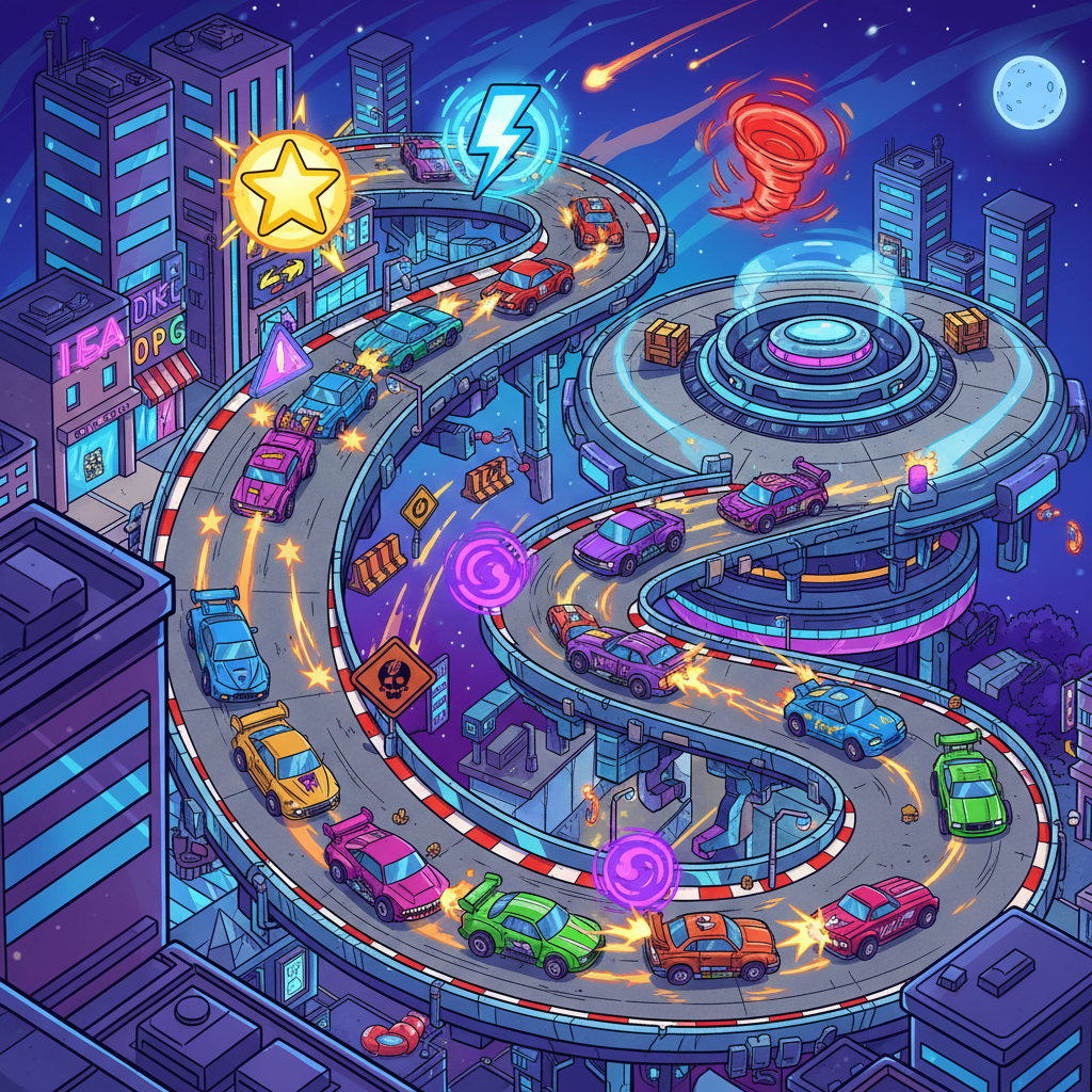 Turbo Clash Circuit - 3D Racing by Jabali AI