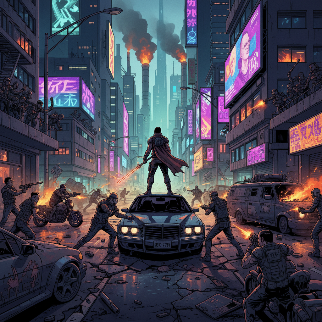 City Uprising - Jabali AI Poster