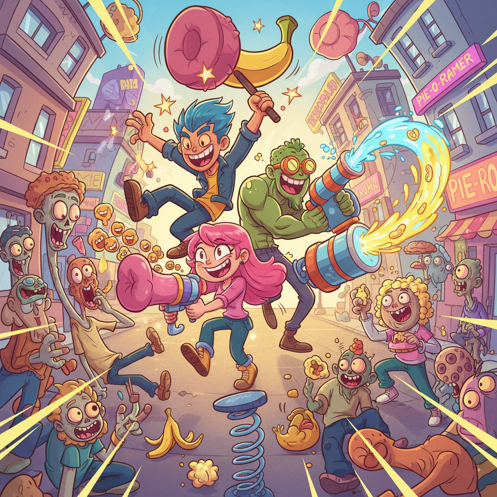 Laugh Riot: Jombie Jamboree - Directional Shooter by Jabali AI