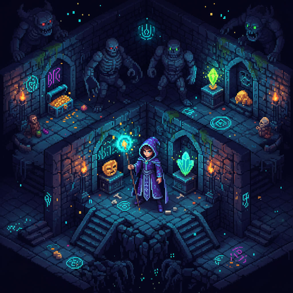 Elderspire Labyrinth - Dungeon Crawler RPG by Jabali AI